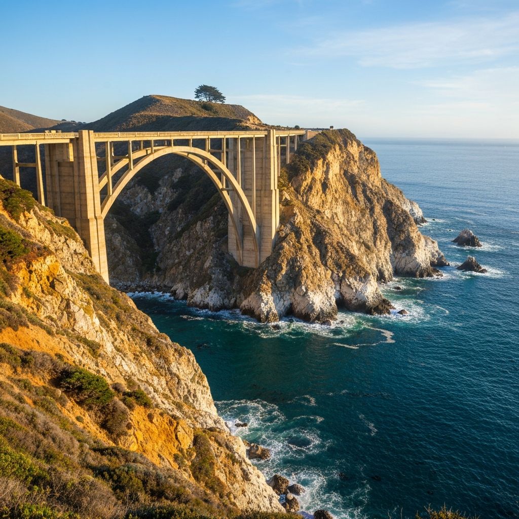 Bixby Bridge along the Big Sur coast