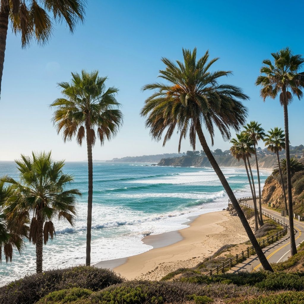 Coastal highway approaching Los Angeles